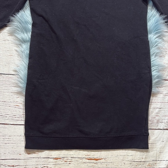 ATM Anthony Thomas Melillo Black Quarter Sleeve Mini Sweater Dress sz M - Picture 6 of 11